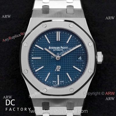 Replica Audemars Piguet Royal Oak Jumbo Extra Thin 39MM Watch Stainless Steel Blue Face watches