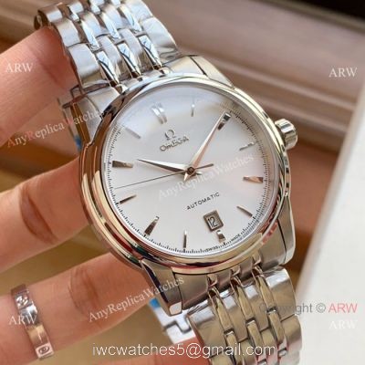 Omega Swiss 8500 Replica Watches Stainless Steel White Face watches
