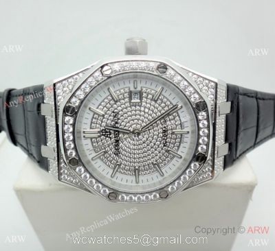 2019 Replica Audemars Piguet Royal Oak 44MM Watch SS Diamond Dial watches