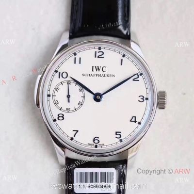 High Quality IWC Portuguese Minute Repeater White Dial SS Watch Low Price watches