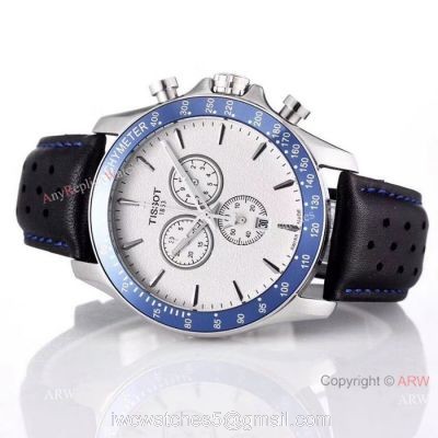 New Style Replica Tissot Chronograph Watches SS White Dial watches