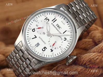 NEW IWC Schaffhausen Portugieser Replica Watch Stainless Steel White Dial 44mm watches