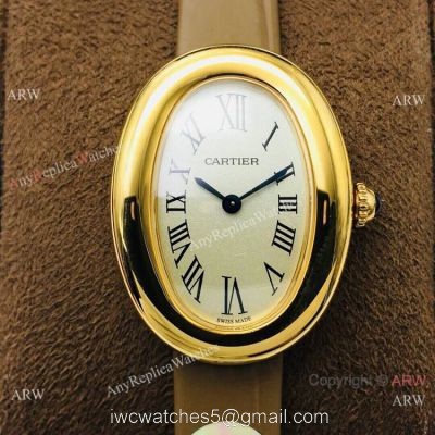 Grade 1A Replica Cartier Baignoire Gold Watch 32mm watches