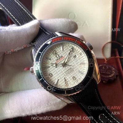 Copy Omega Seamaster White 007 Face Watch High Quality watches