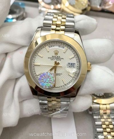 Best Replica Rolex Day-Date Two Tone Jubilee Watches 40mm watches