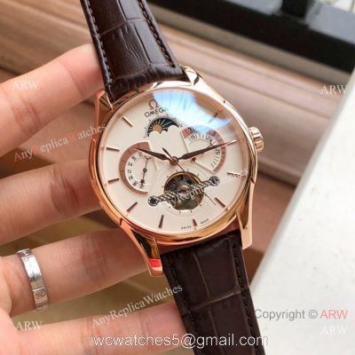 New replica Omega Complications Automatic Watches Rose Gold 43mm watches