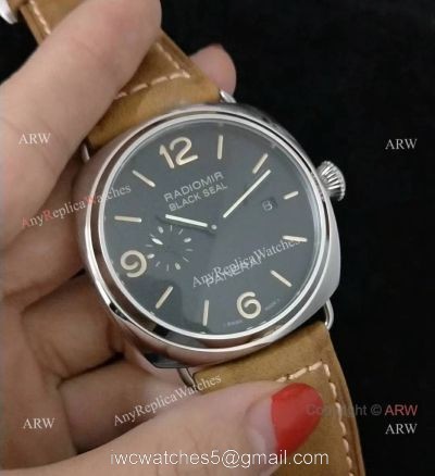 Knockoff Panerai Radiomir Black Seal 3 Days Automatic PAM388 Mens watch Black Face watches