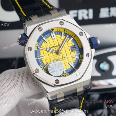 Audemars Royal Oak Offshore Diver Automatic Watches Yellow Dial watches