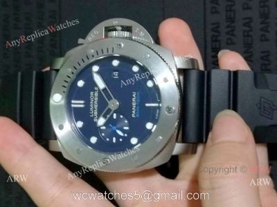 Knockoff Panerai Submersible BMG-TECH Watch SS Blue Dial watches