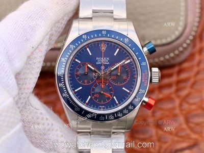 BP Factory Swiss 4130 Rolex Cool Hand Brooklyn Rolex Daytona Blue Dial Replica watch watches