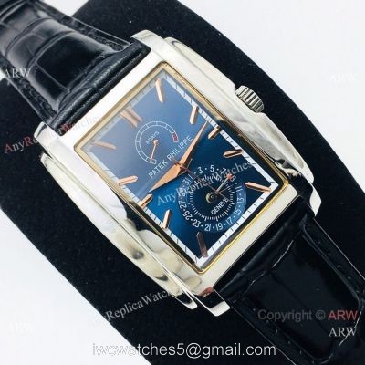 Swiss Grade Replica Patek Philippe Gondolo Watch Stainless Steel Blue Face watches