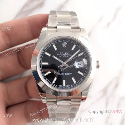 NEW UPGRADED Rolex Datejust 2 Oyster SS Stick Markers Watch Replica watches