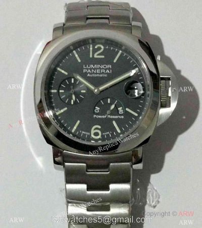 Officine Panerai Firenze PAM090 Power Reserve Watch / Panerai Luminor Steel Bracelet watches