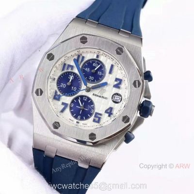 Copy Royal Oak Offshore Audemars Piguet Watch Blue Rubber Strap watches