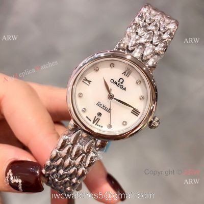 Replica Omega De Ville Dewdrop ladies Watch Stainless Steel watches