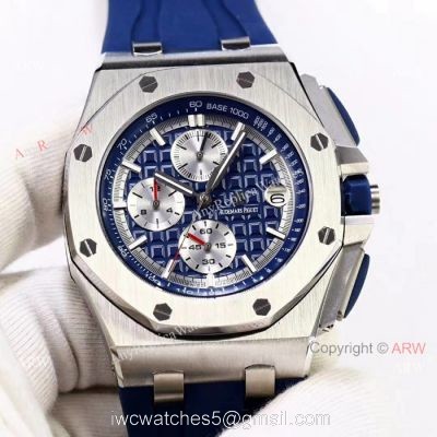 AUDEMARS PIGUET ROYAL OAK OFFSHORE SS BLUE FACE WATCH REPLICA watches