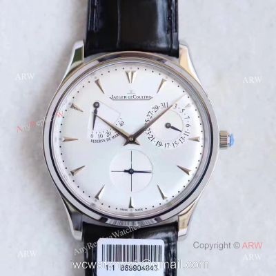 Replica Jaeger-LeCoultre Master Ultra Thin Watch Ss Case White Face watches