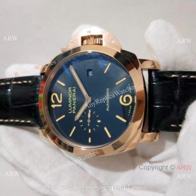 New Copy Panerai Luminor Due Rose Gold Gray Dial -PAM00908 Luminor Watches watches