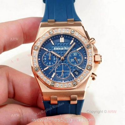 Copy Audemars Piguet Royal Oak Offshore Lady Watches Rose Gold Diamond watches