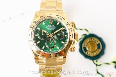 EX Factory Green Face Rolex Replica Daytona 116500LN 40mm Watch watches