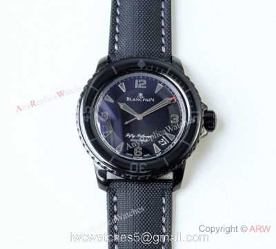 Blancpain Fifty Fathoms Automatique Black Steel Luxury Watch Swiss Grade Copy watches