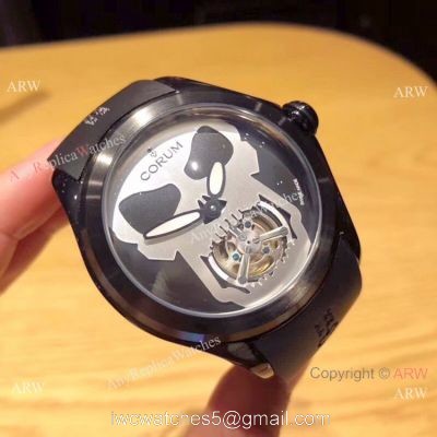 Best Quality Corum Bubble 47 Flying Tourbillon Wrist All Black Corum Watch watches