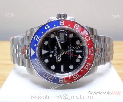 Rolex GMT-Master II Noob Factory 3186 904L Watch Rolex Pepsi Replica 2018 watches