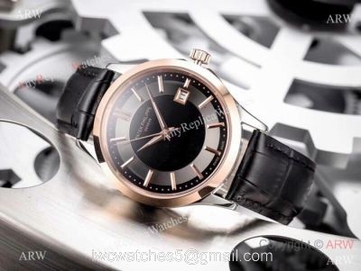Fake Patek Philippe Calatrava 42mm Watch Rose Gold Bezel watches