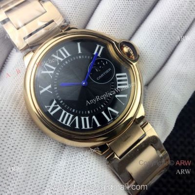 Clone Cartier Ballon Bleu AUTOMATIC Watches Rose Gold Moonphase Face watches