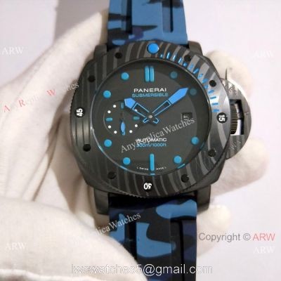 Copy Panerai Luminor Submersible Camouflage PAM 960 Watches Carbon Case watches
