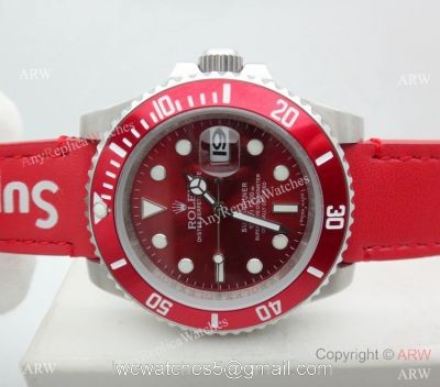 2019 New Rolex Submariner Supreme 40mm watch Red Face Rolex Replica watches