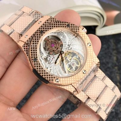 High Quality Hublot Classic Fusion Tourbillon Men Watch Rose Gold watches