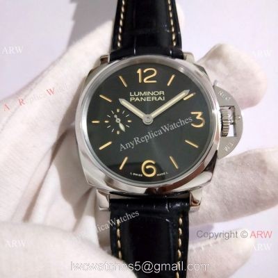 New Copy Panerai Luminor DUE Men Watch PAM 676 SS Orange Markers watches
