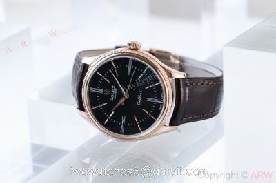 Swiss 3132 Rolex Cellini 39mm Watch Rose Gold Rolex Geneve Fake watch watches