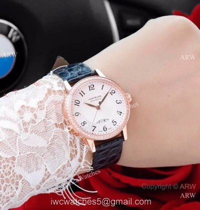 Swiss Mont Blanc Knock Off Boheme Date U0111059 Watch Rose Gold Diamond watches