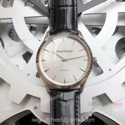 New Copy Jaeger-LeCoultre Master Ultra Thin SS Silver Dial Watch watches