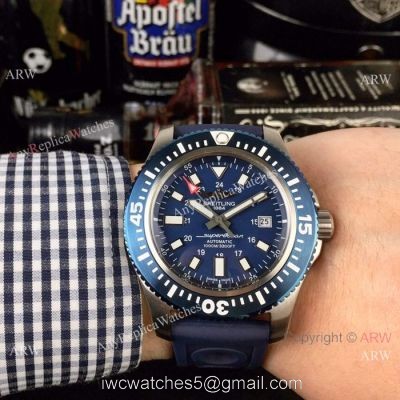 New Replica Breitling Avenger Superocean Watches Blue Bezel Blue Dial watches