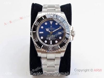 Best 1:1 Replica VR &8216;MAX Version Rolex Deepsea D-Blue Dial Watch 44mm watches