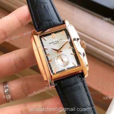 2019 Copy Patek Philippe Gondolo Rose Gold White Watches watches