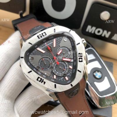 Copy Tonino Lamborghini Spyder C Line 66 anniversary Watches SS Black Dial watches