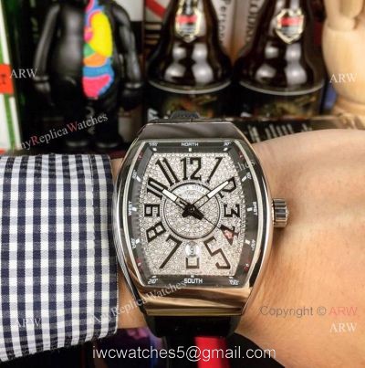 New Copy Franck Muller Vanguard Yachting V 45 Watch Diamond Face 54mm watches