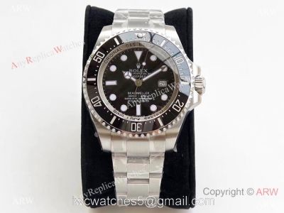 Best Replica Rolex Deepsea SEA-DWELLER SS Black Dial 44mm Watch Rolex VR Factory &8216;MAX watches