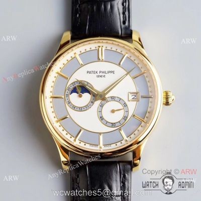 Best Replica Patek Philippe Moon Phase Gold Watch Swiss Grade 1 watches