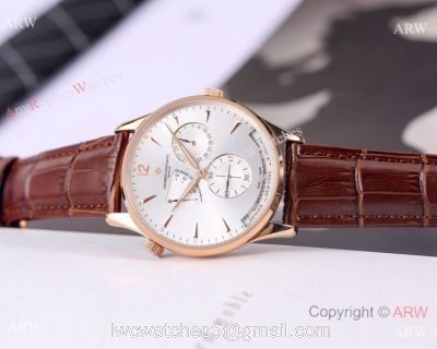 2019 Copy Vacheron Constantin Power Reserve Watches Rose Gold Silver Dial watches