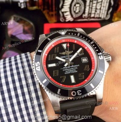 Copy Breitling Superocean Chronometre Abyss Watches Red Inner watches