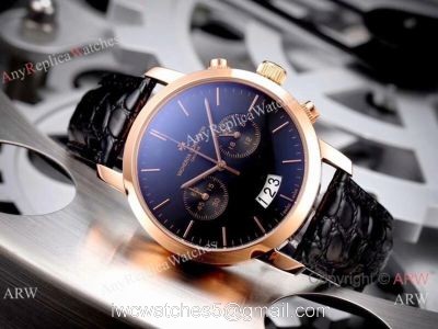 Copy Vacheron Constantin Geneve Chronograph Watches Rose Gold watches