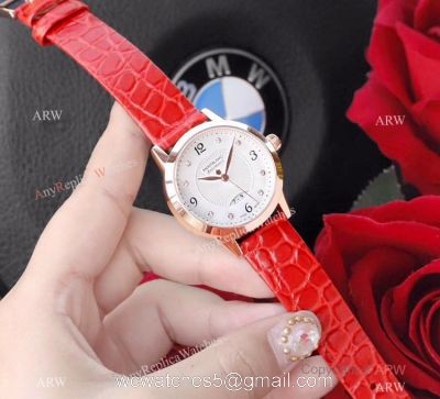 Mont Blanc Knock Off Boheme Date Rose Gold White Watch Ladies size watches