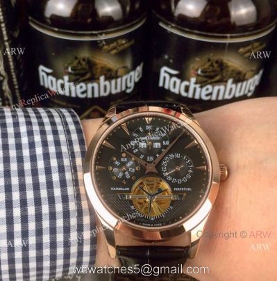 Copy Jaeger-leCoultre Master Grande Tradition Tourbillon Watch Rose Gold watches
