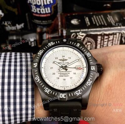 Best Replica Breitling Superocean Automatic Watches Black Case White Dial watches