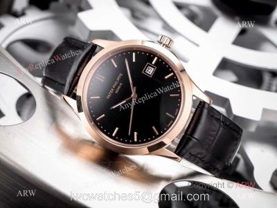 Fake Patek Philippe Calatrava Rose Gold Automatic Watches 42mm watches